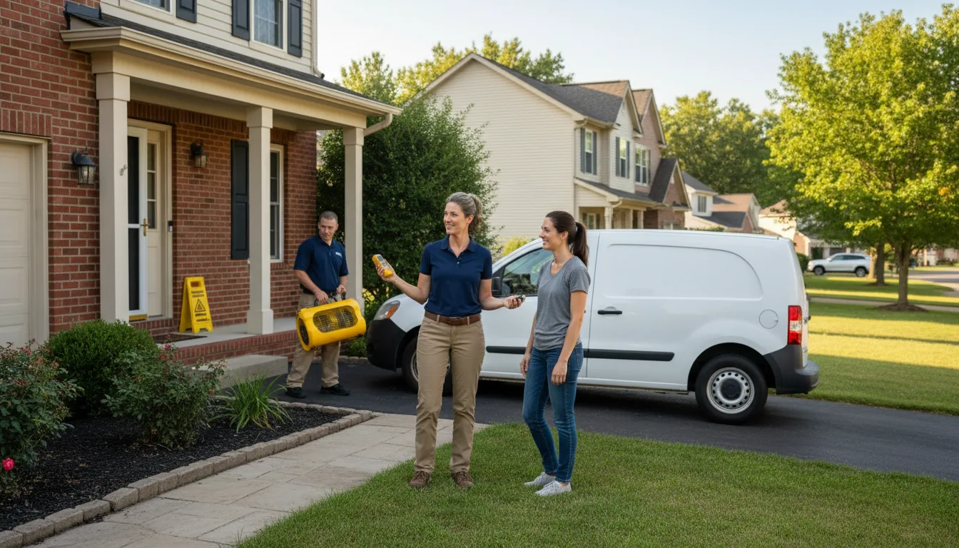 Water restoration image for Fire And Smoke Damage Restoration in Zionsville, IN